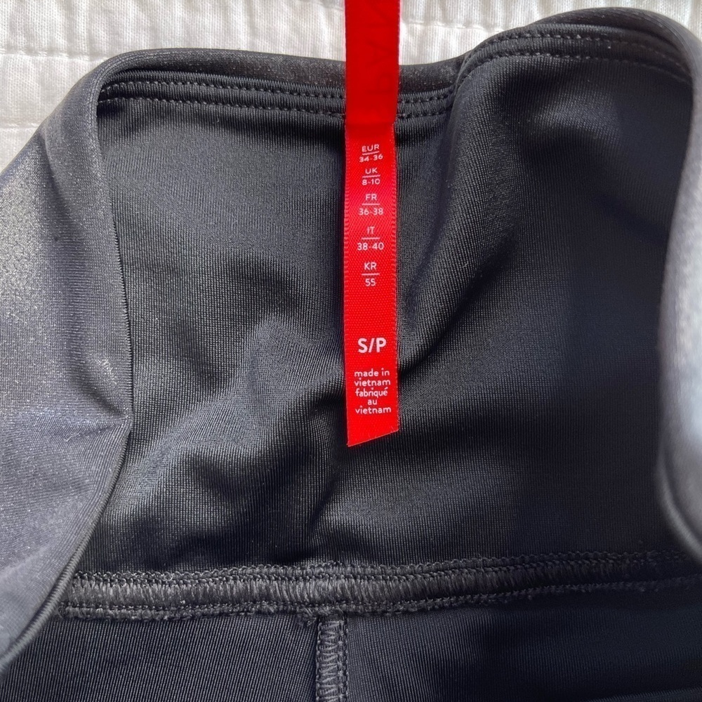 Spanx Faux Leather Leggings Black Size S #0294 - Picture 8 of 16